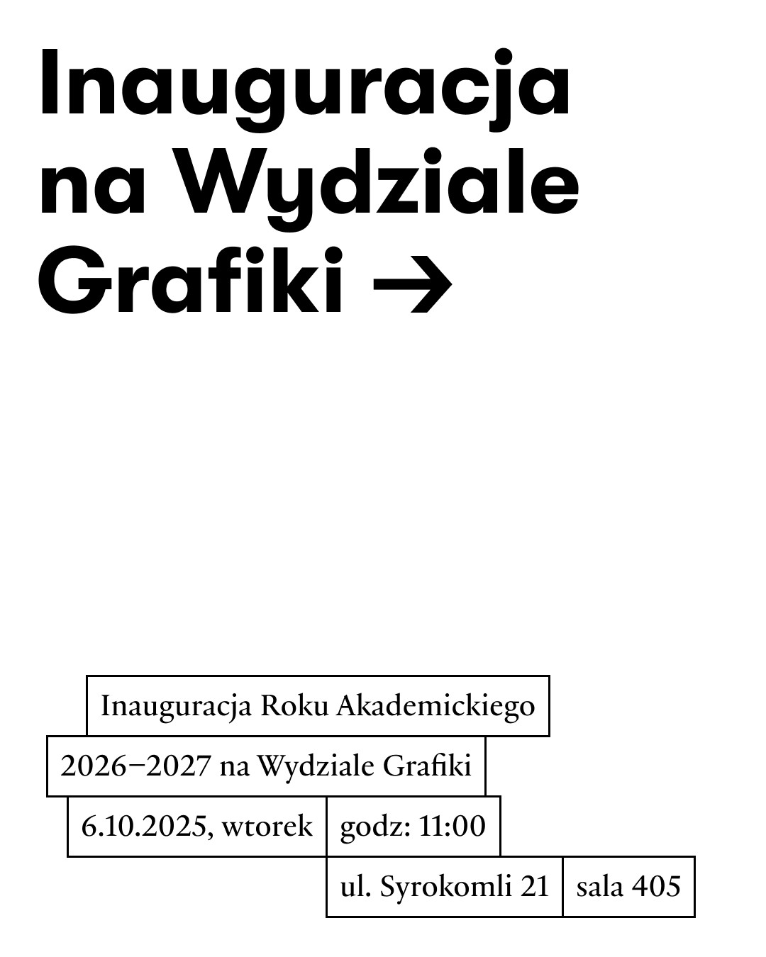 inauguracja
